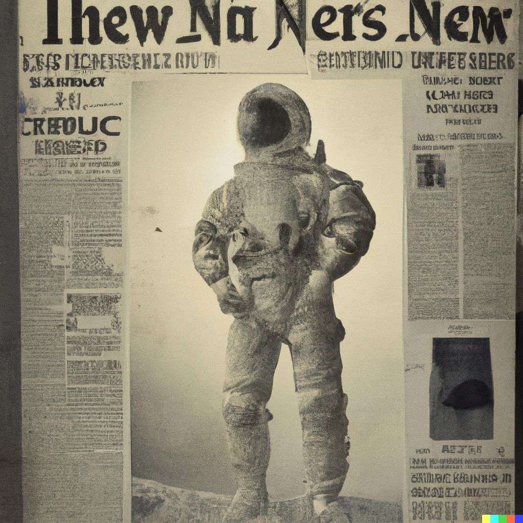 an astronaut, front page of The New York Times, 1910